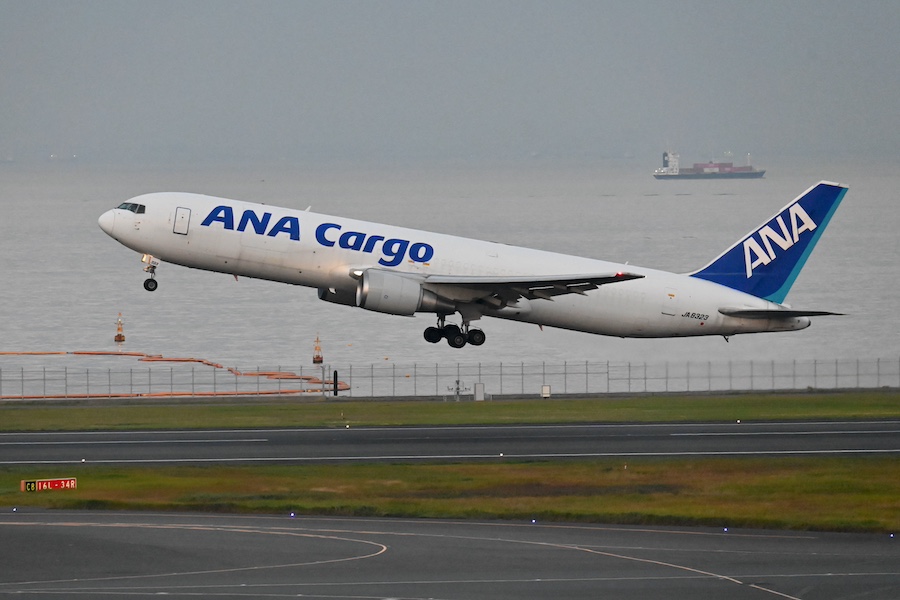 ANA's 767-300BCF 'JA8323' Departs Japan, Leaving Only One Aircraft