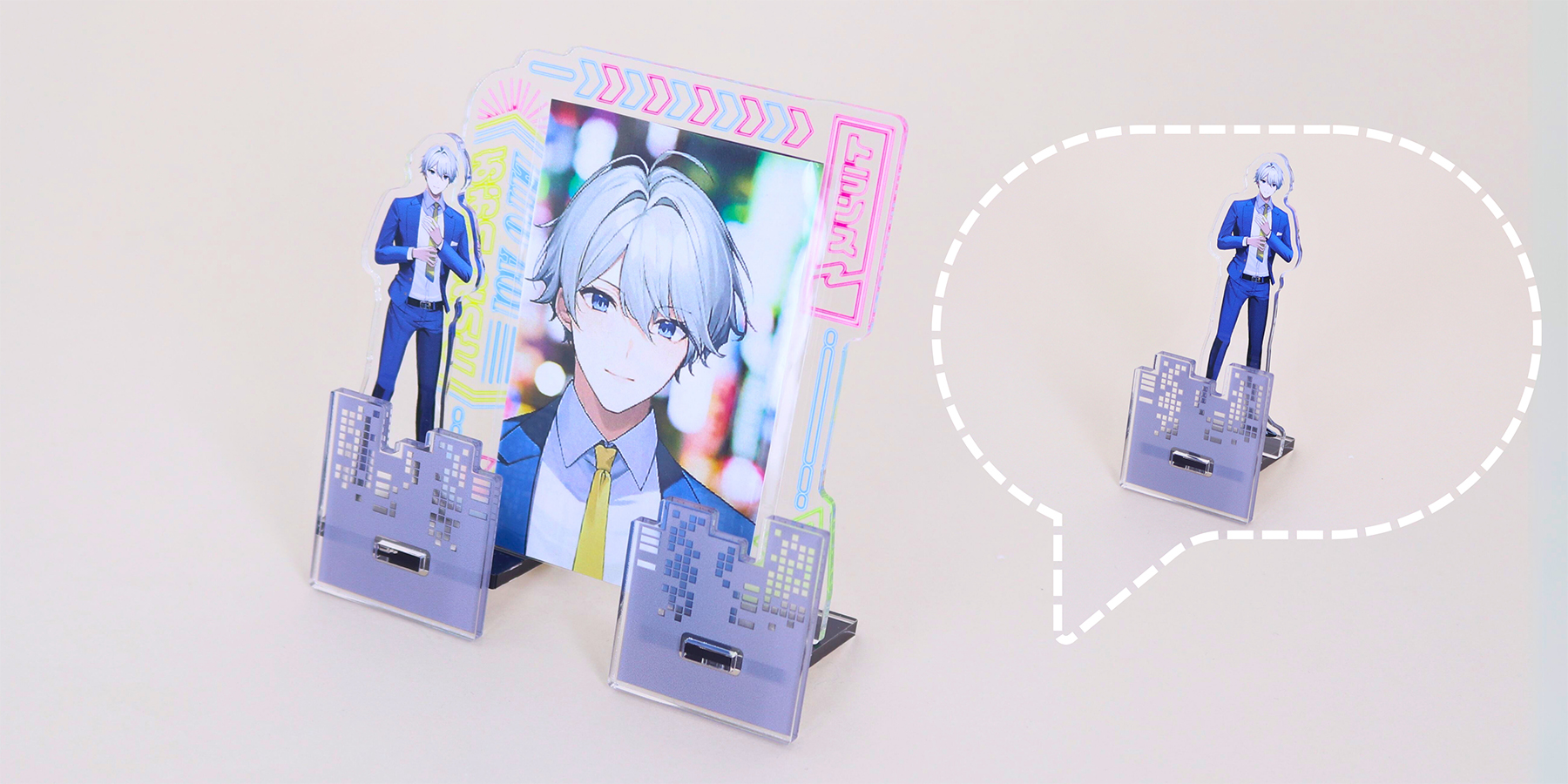 アクリルフォトスタンド｜ブロマイドやトレカをかわいく撮れる・飾れる