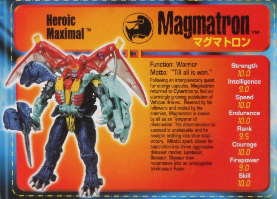 Ultra Class Magmatron (Transformers, Beast Machines, Maximal
