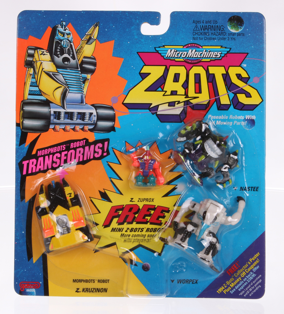 Morphbots Nastee, Worpex, Kruzinon (with Zuprox) (Micro Machines