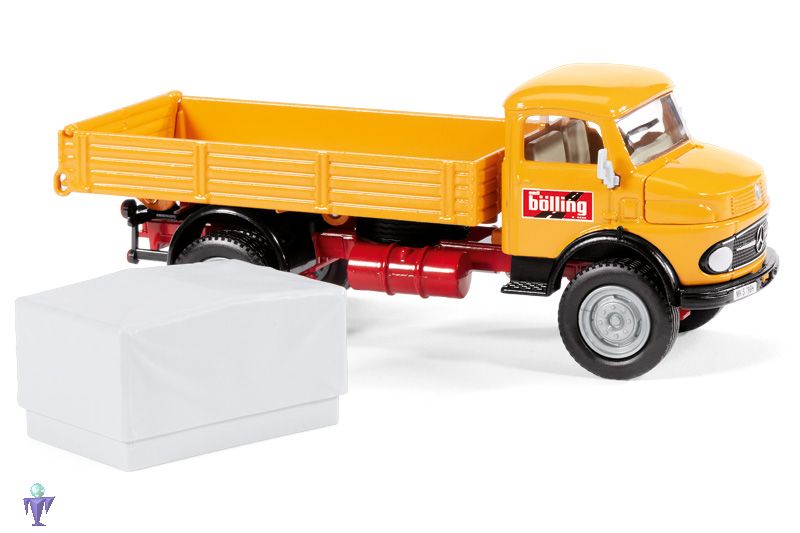 4117 Mercedes benz 710 mit Kramer 411 Radlader