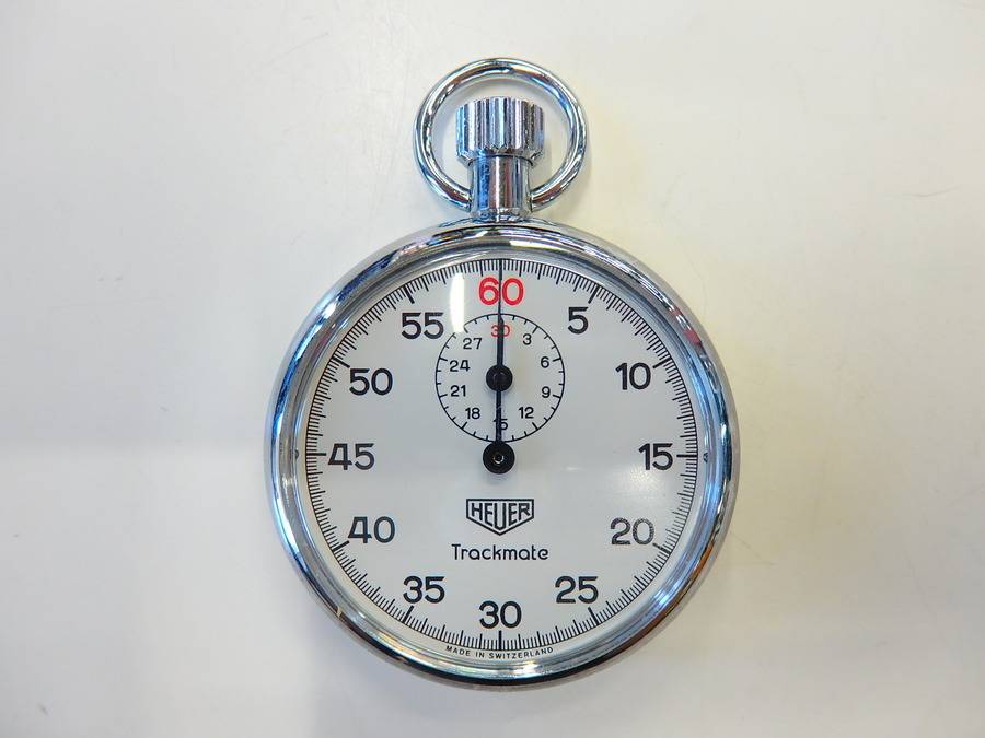ホイヤー手巻きストップウォッチTrackMate買取入荷！【吉川店】｜2018