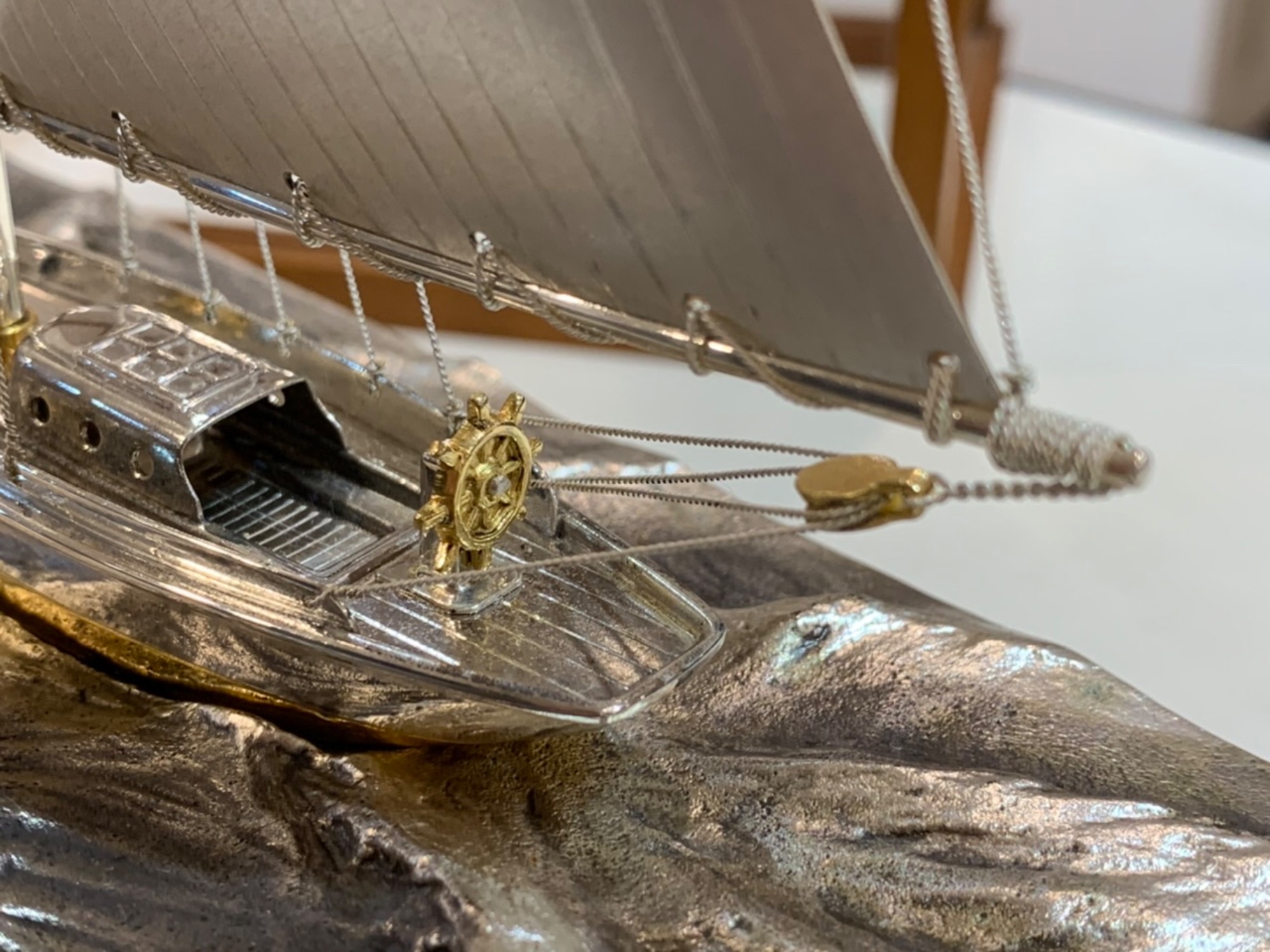 銀(SILVER970刻印) 帆船の置物が買取入荷致しました！ ｜2022年11月11