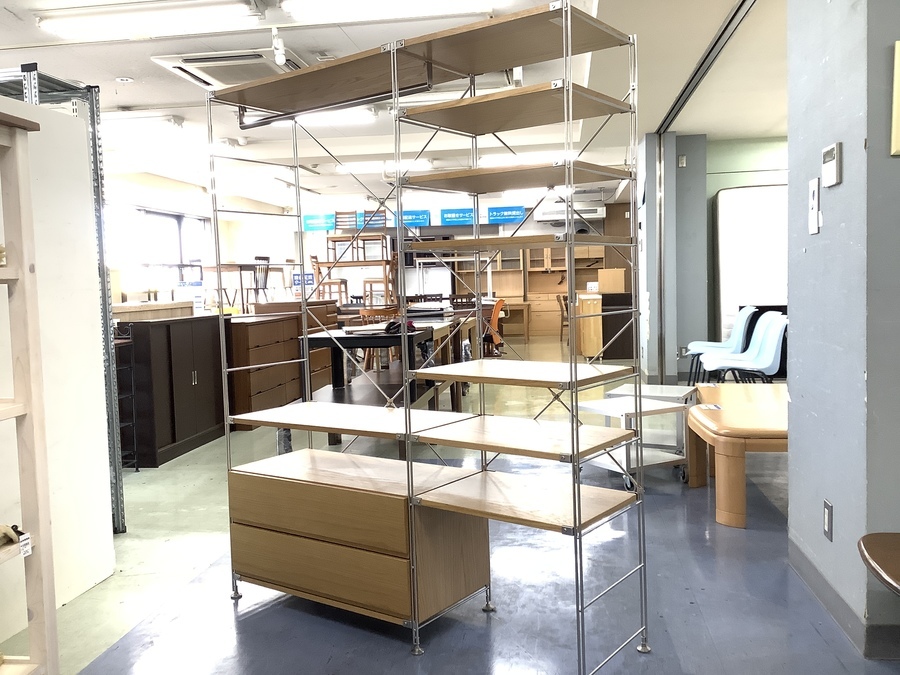 大人気！無印良品 ステンレスユニットシェルフ・ワードローブセットが