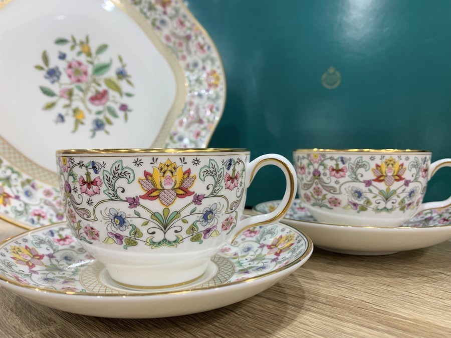 MINTON/ミントン】マジェスティックハドンホール・カップ＆ソーサー2P