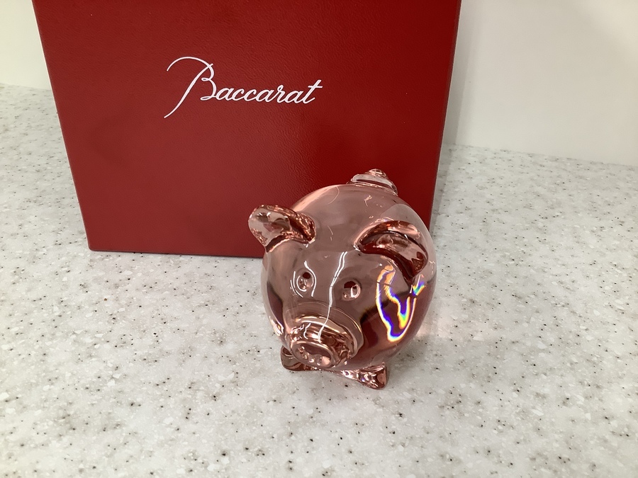 BACCARAT(バカラ）ミニアニマルズ ブタを買取入荷いたしました！【川崎