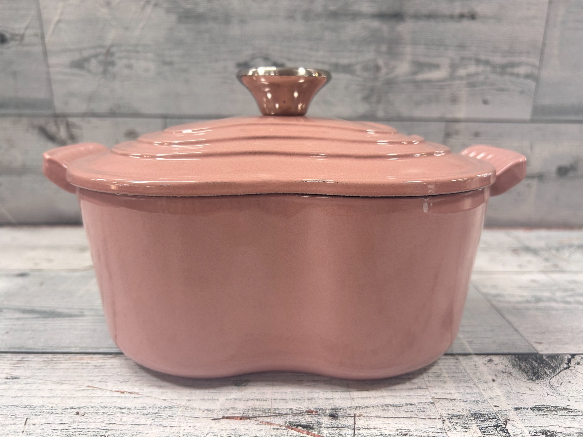 新品・未使用】ルクルーゼ ココットダムール アンティークピンク（16cm