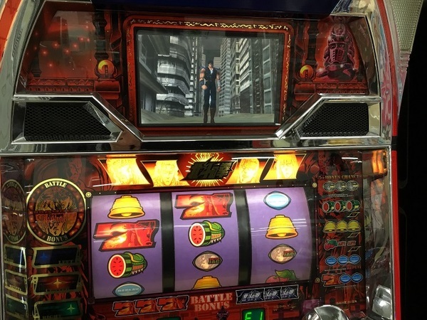 スロット台 北斗の拳 初代 ラオウパネル メダル不要機 買取入荷致し