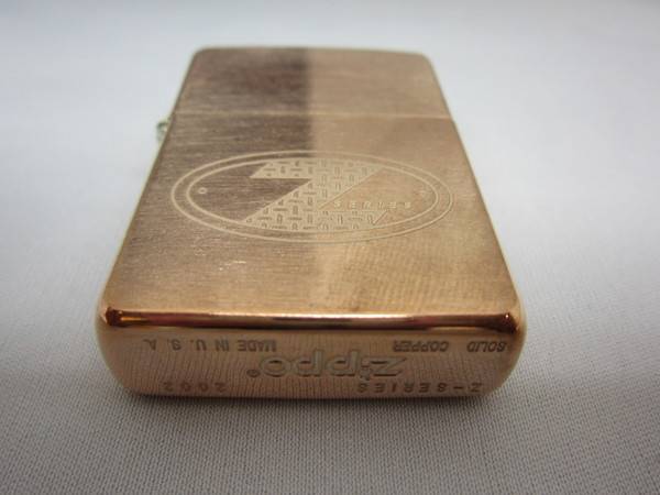 ZIPPOの純銅製ライター、Z-SERIES2002年限定COPPER PROJECT入荷いたし