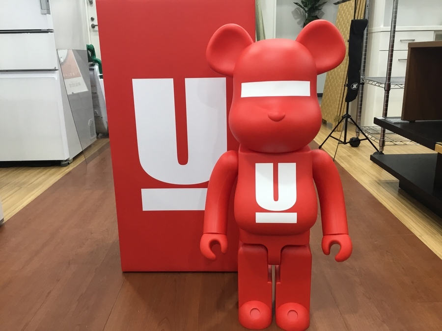 BE@RBRICK(ベアブリック) UNDERCOVER LOGO RED 1000％を買取入荷致し
