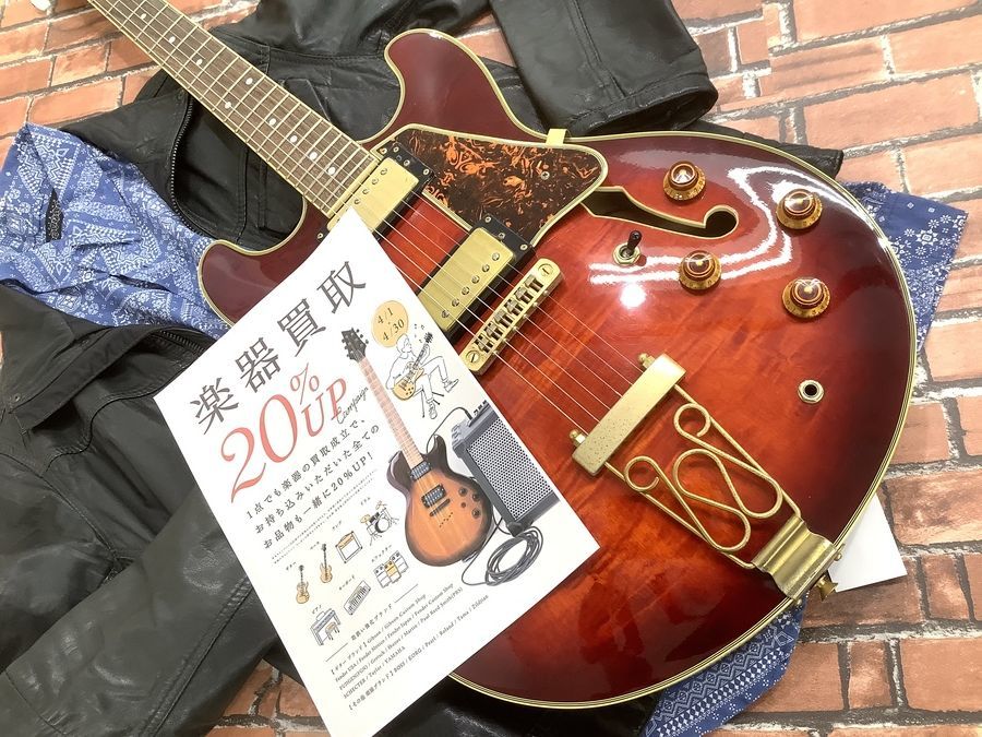 Aria Pro 2 TA-02 セミアコギターを買取入荷致しました。｜2022年04月