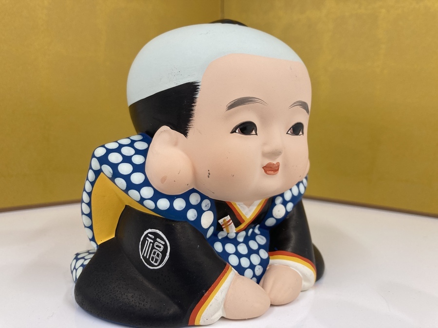 商売繁盛」「千客万来」「福徳招来」「長寿」「幸運」縁起の良い”福助