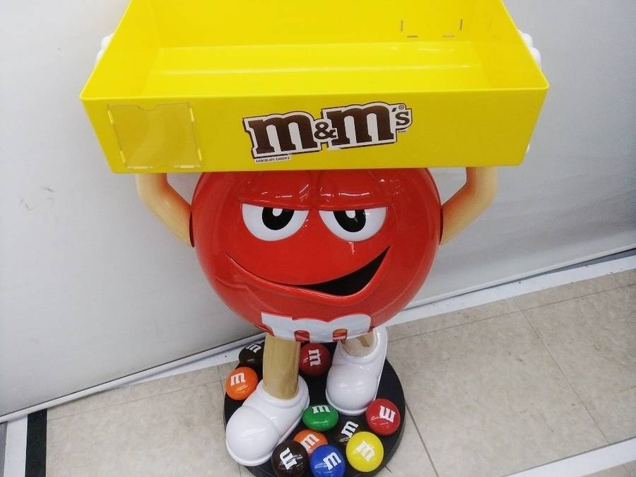 牛飼】エムアンドエムズ m&m's 非売品 特大ディスプレイ m&m's