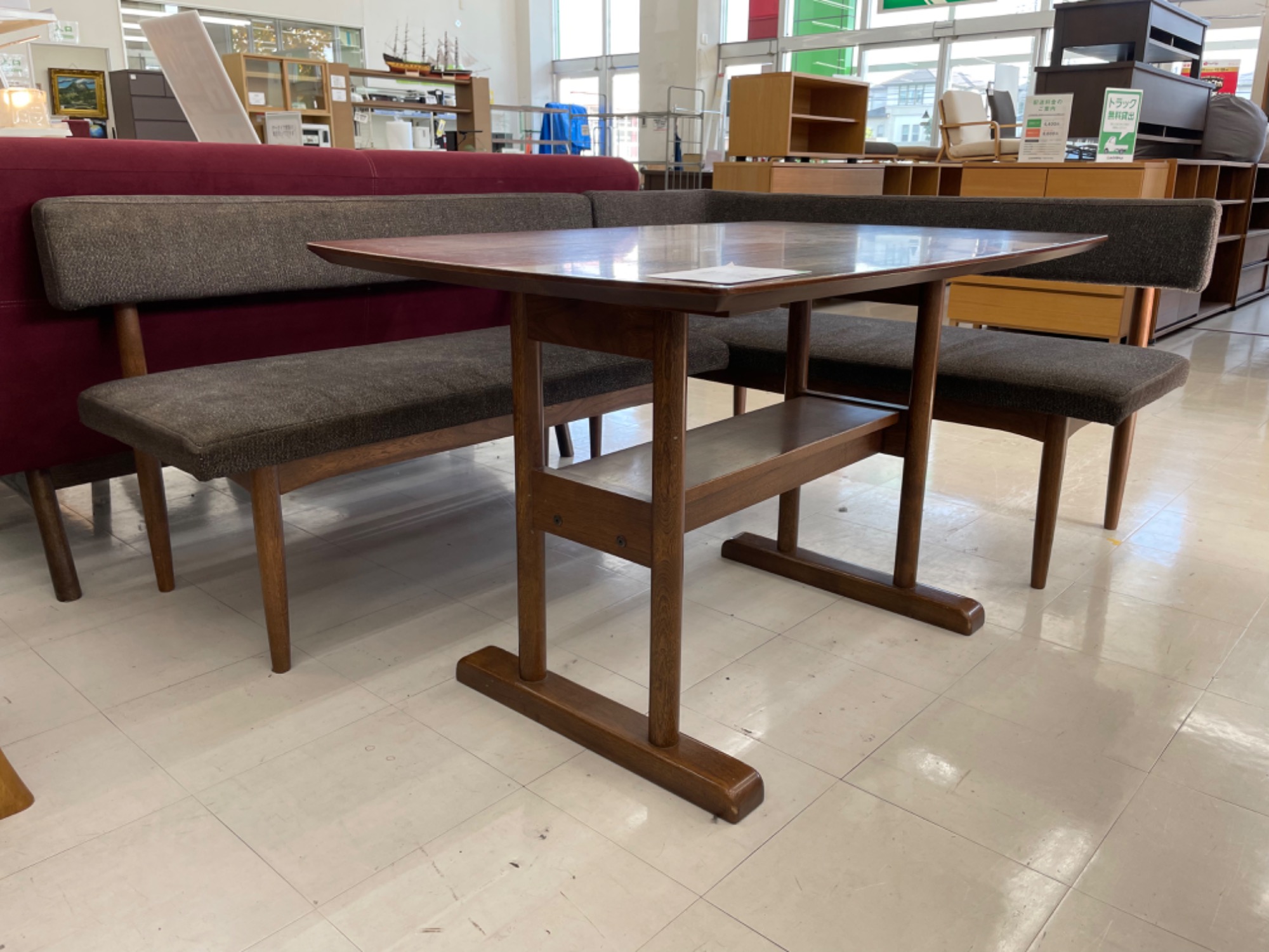 お値段見直しました！ unico(ウニコ)のダイニングセット SUK ベンチ