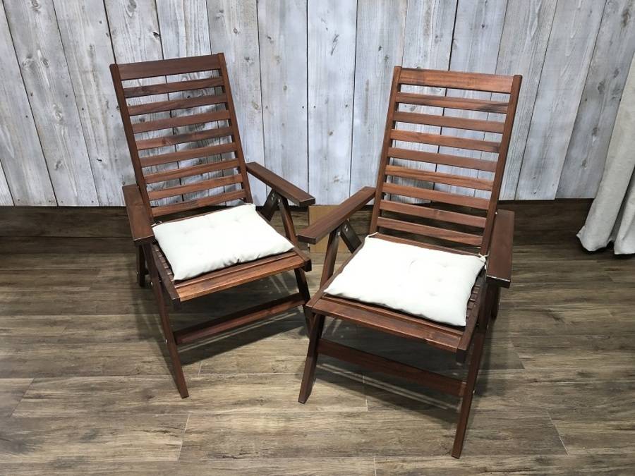 貴方のアウトドアライフに。IKEA 折りたたみリクライニングチェアをご