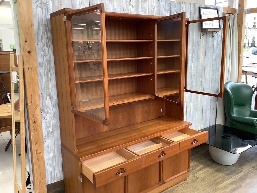 日田工芸】ジャパンビンテージのおしゃれな食器棚（マキシム）が入荷