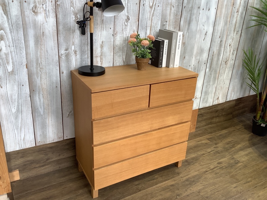 無印良品】シンプルなデザインでナチュラルなインテリアに最適なタモ材