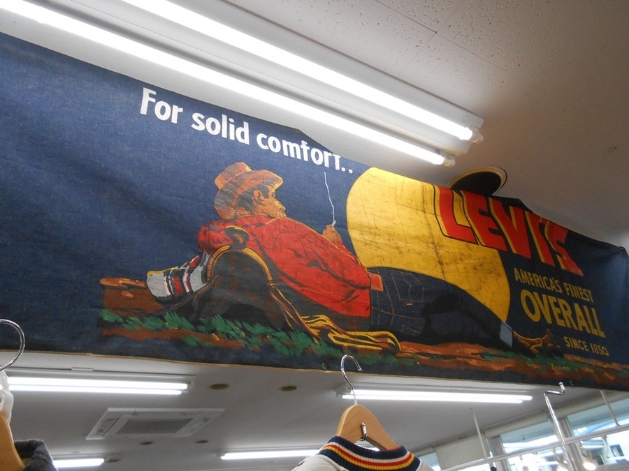 希少価値！！LEVI'Sの特大デニムバナーのご紹介！！【東大阪店】｜2019
