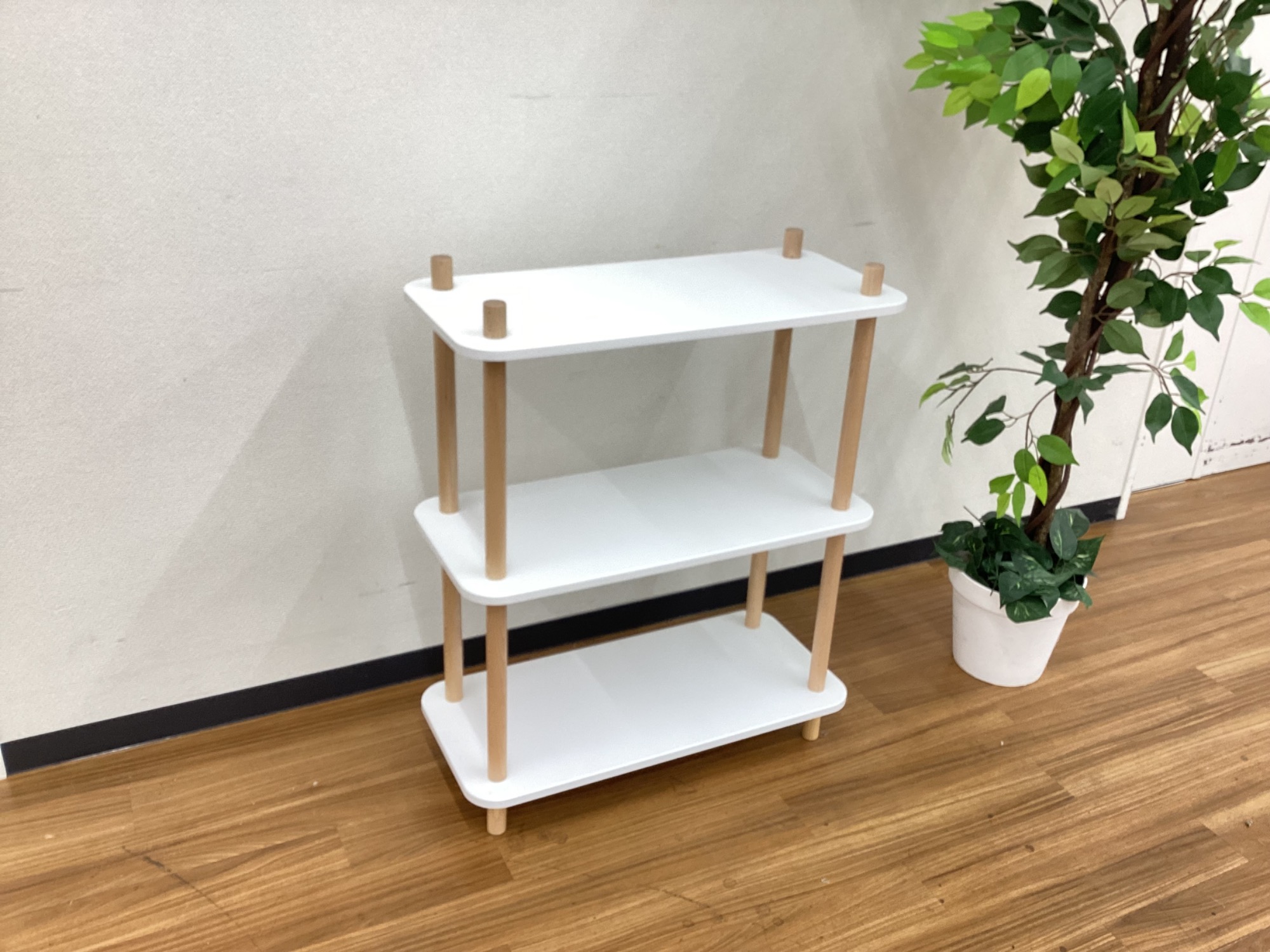 Franc franc（フランフラン）】抜け感のあるシンプルなデザインの3段