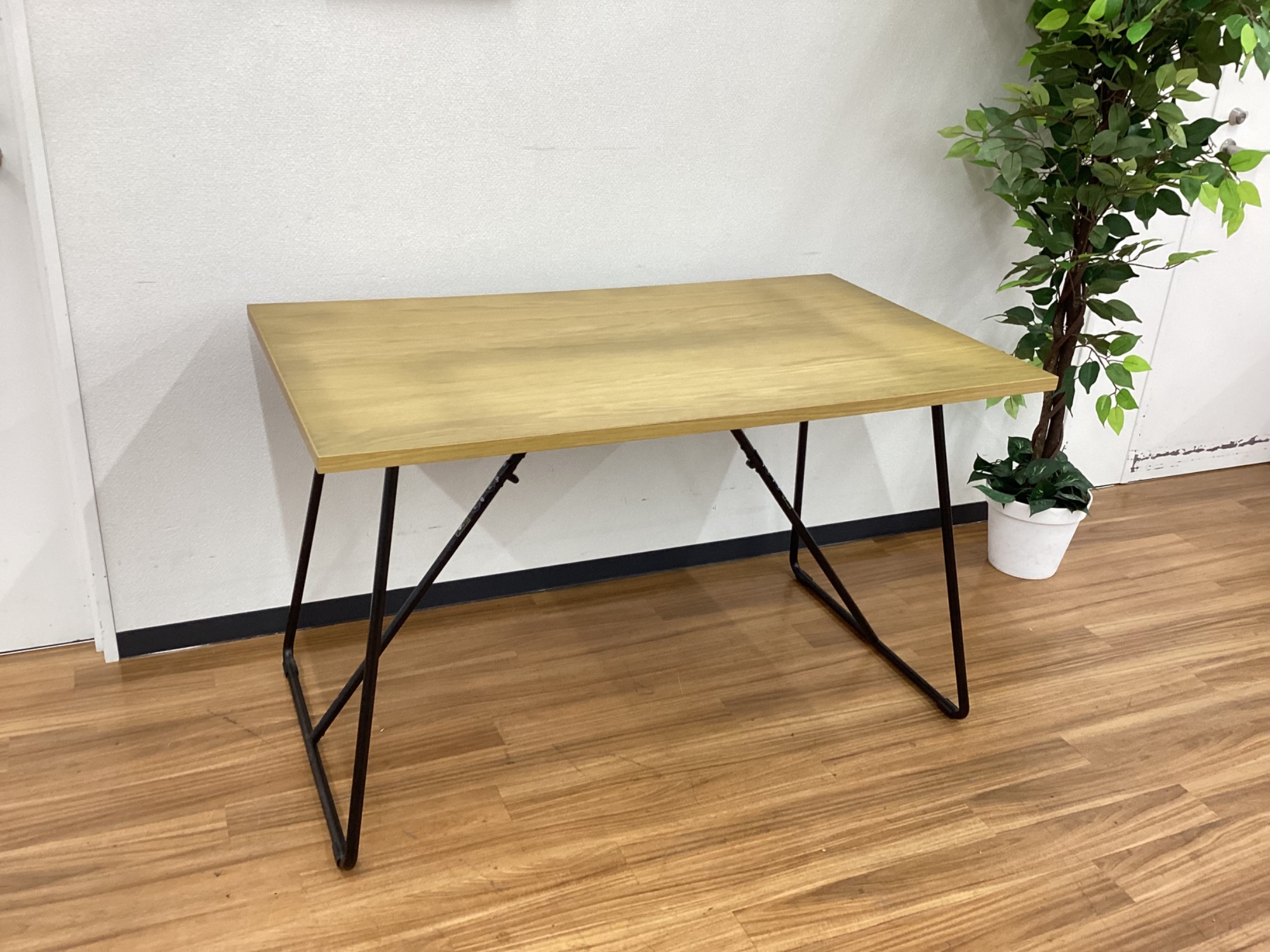 無印良品】折りたたみできるダイニングテーブル（木製折りたたみ