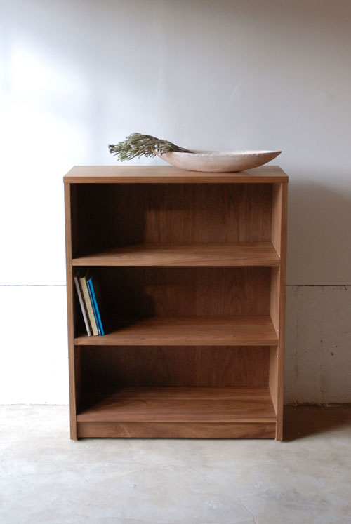 本棚 ウォールナット無垢材 幅80cmオーダーサイズ c5032 - オーダー