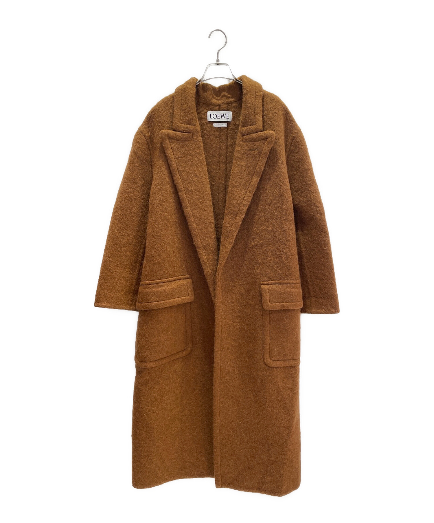 中古・古着通販】LOEWE (ロエベ) モヘヤロングチェスターコート