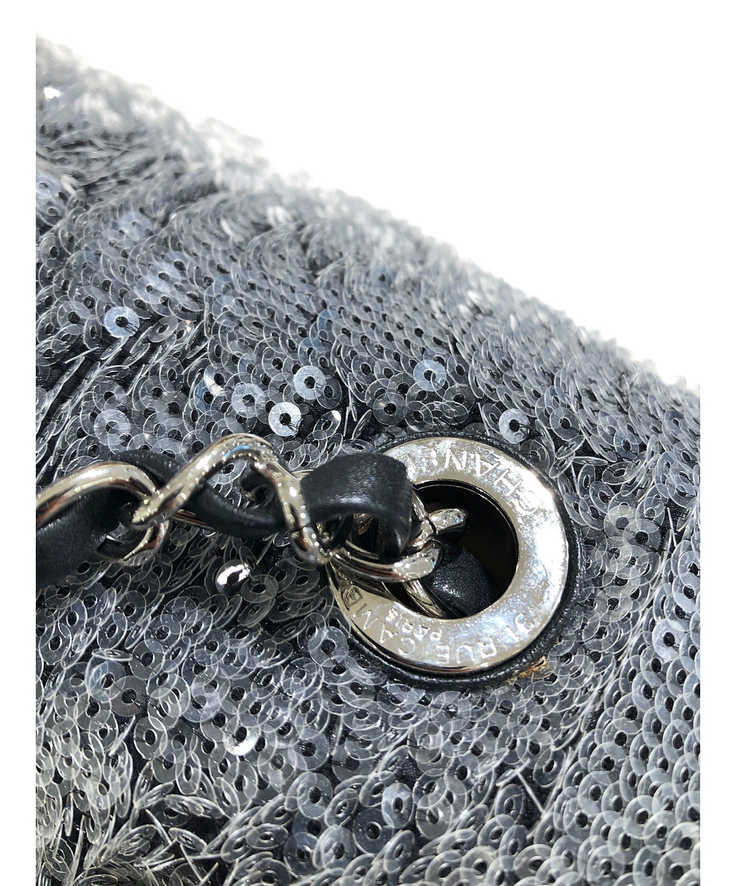 中古・古着通販】CHANEL (シャネル) スパンコールチェーンショルダー