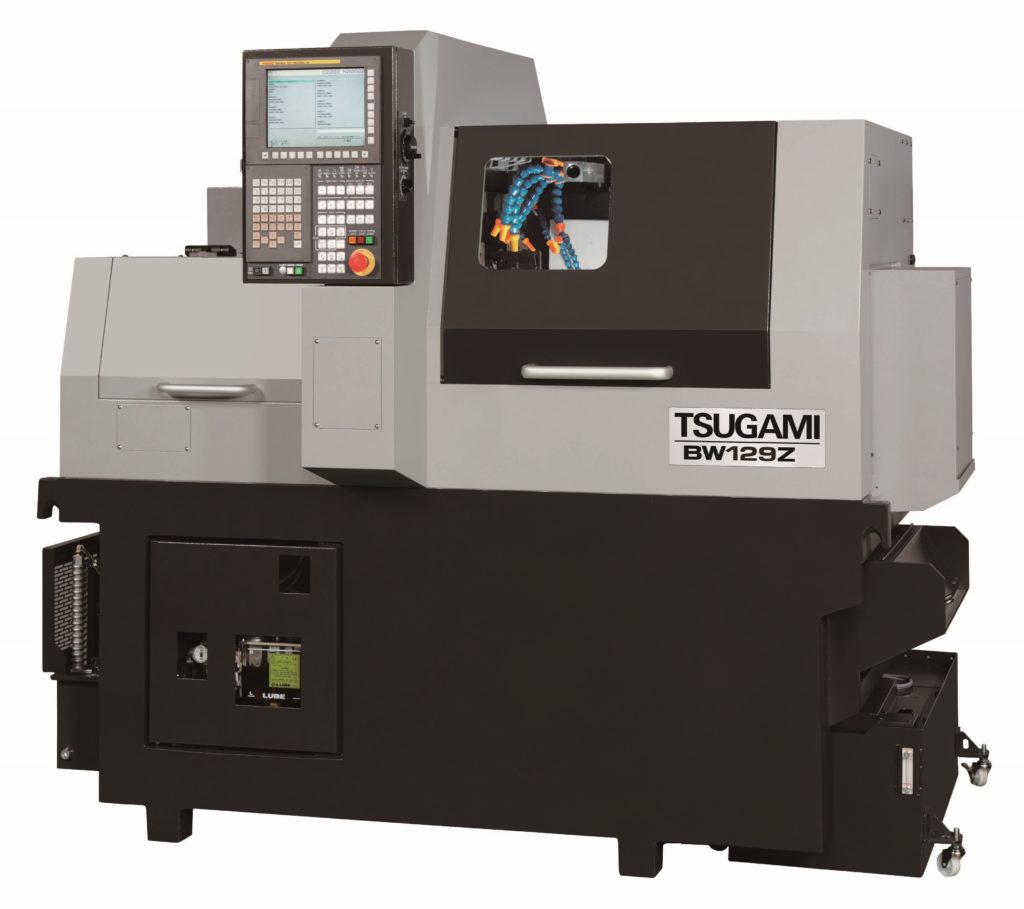 Tsugami BW129Z 12 mm 9-Axis Swiss Type CNC Automatic Lathe