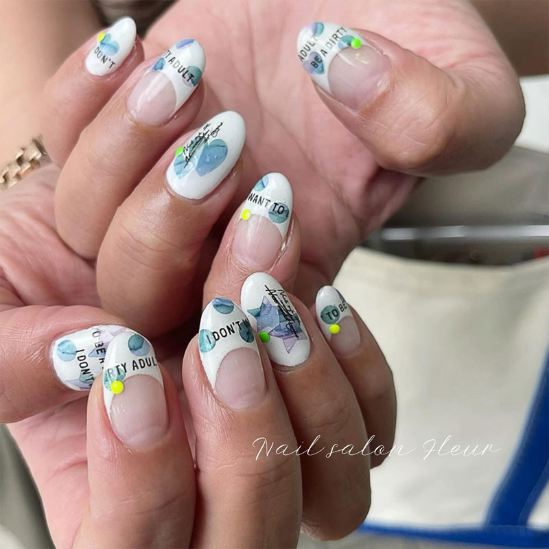 ネイルシール ツメキラ/レジンシール レジンクラブ / MAKI FUTSUKI