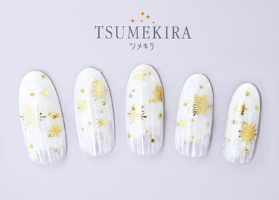 ネイルシール ツメキラ/レジンシール レジンクラブ / Snow Crystal