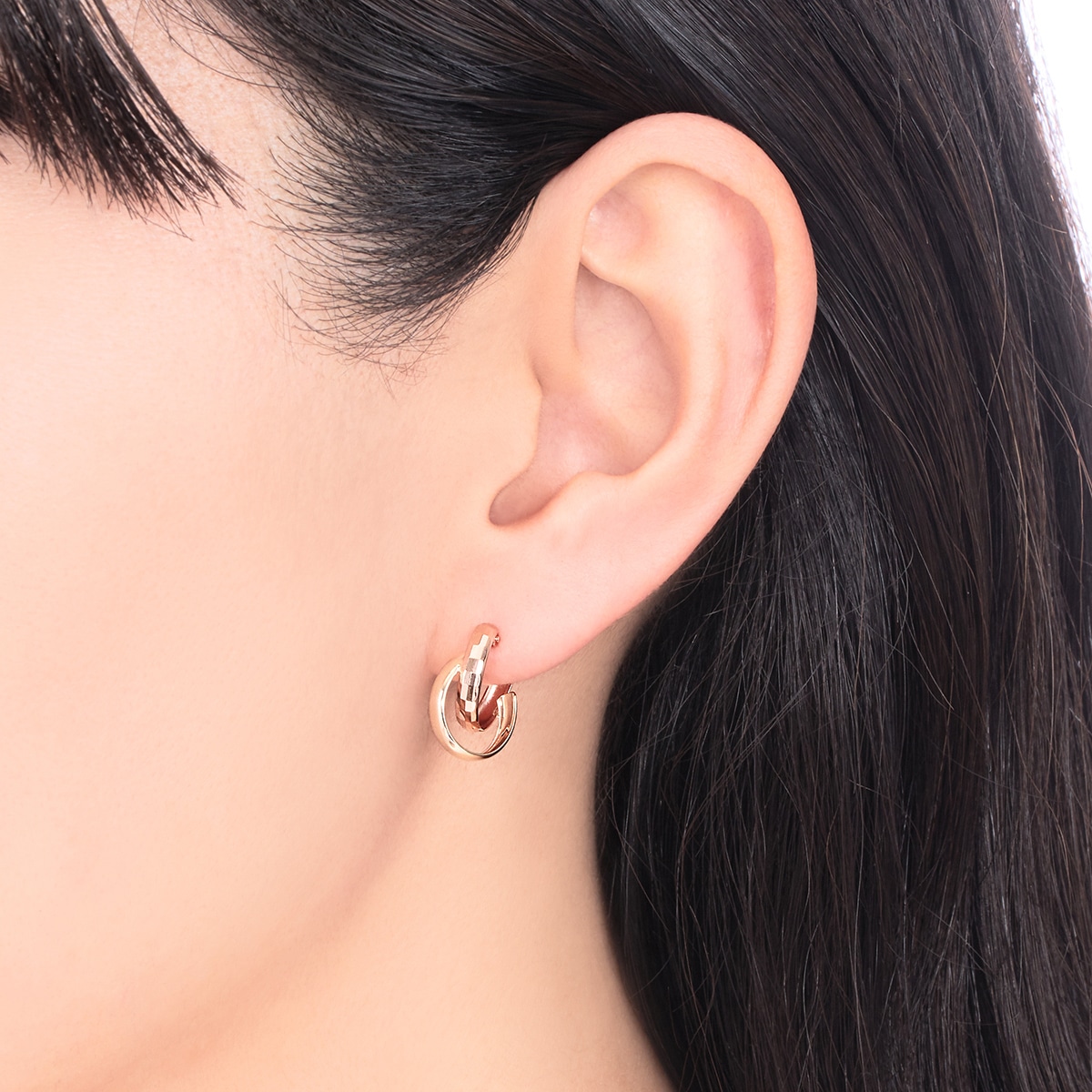 K10イエローゴールド/K10ピンクゴールドピアス(RPE798-001)|TSUTSUMI