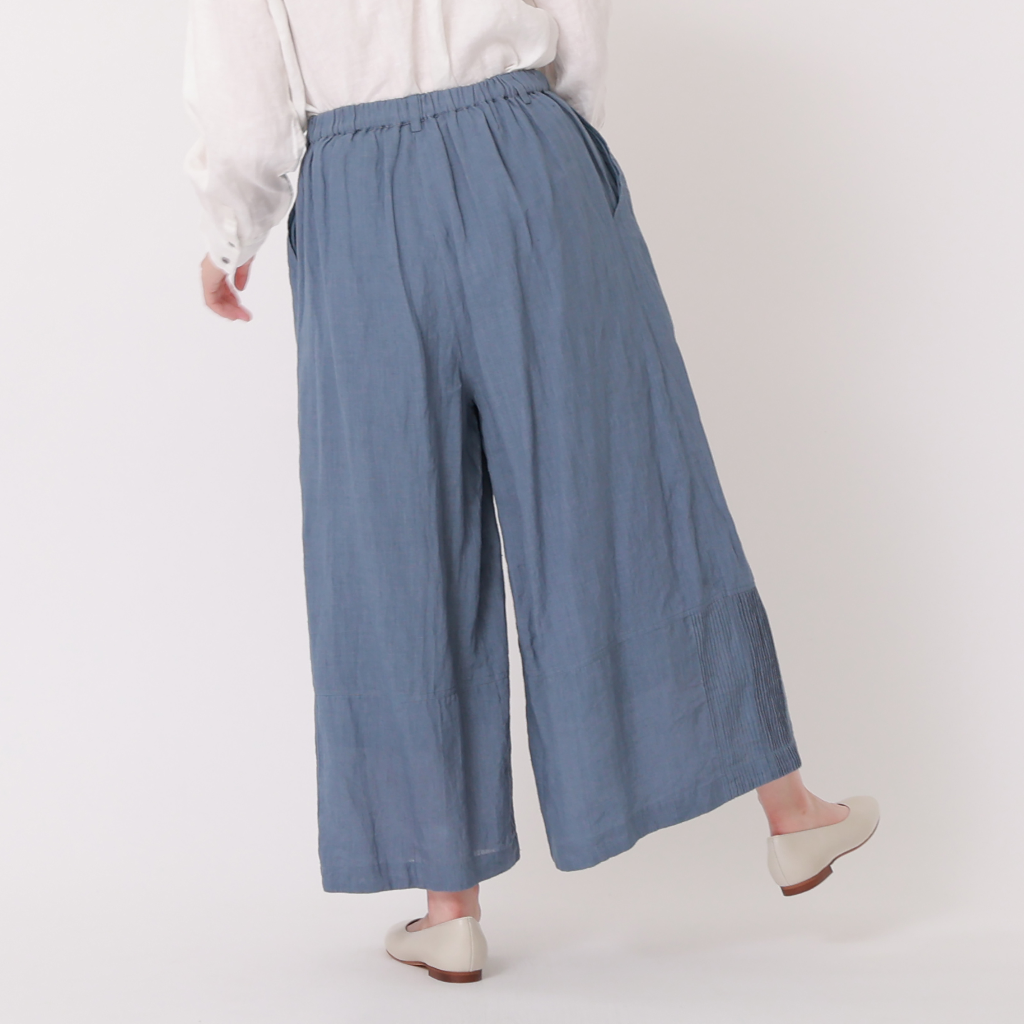 40リネンタックコクーンパンツ 【0623PT-66113】