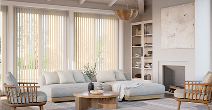 バーチカルブラインド | 縦のラインがお部屋を広く見せ