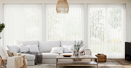 バーチカルブラインド | 縦のラインがお部屋を広く見せ