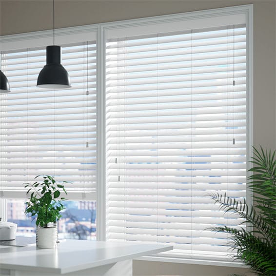 インプレッション フロストホワイト ウッドブラインド