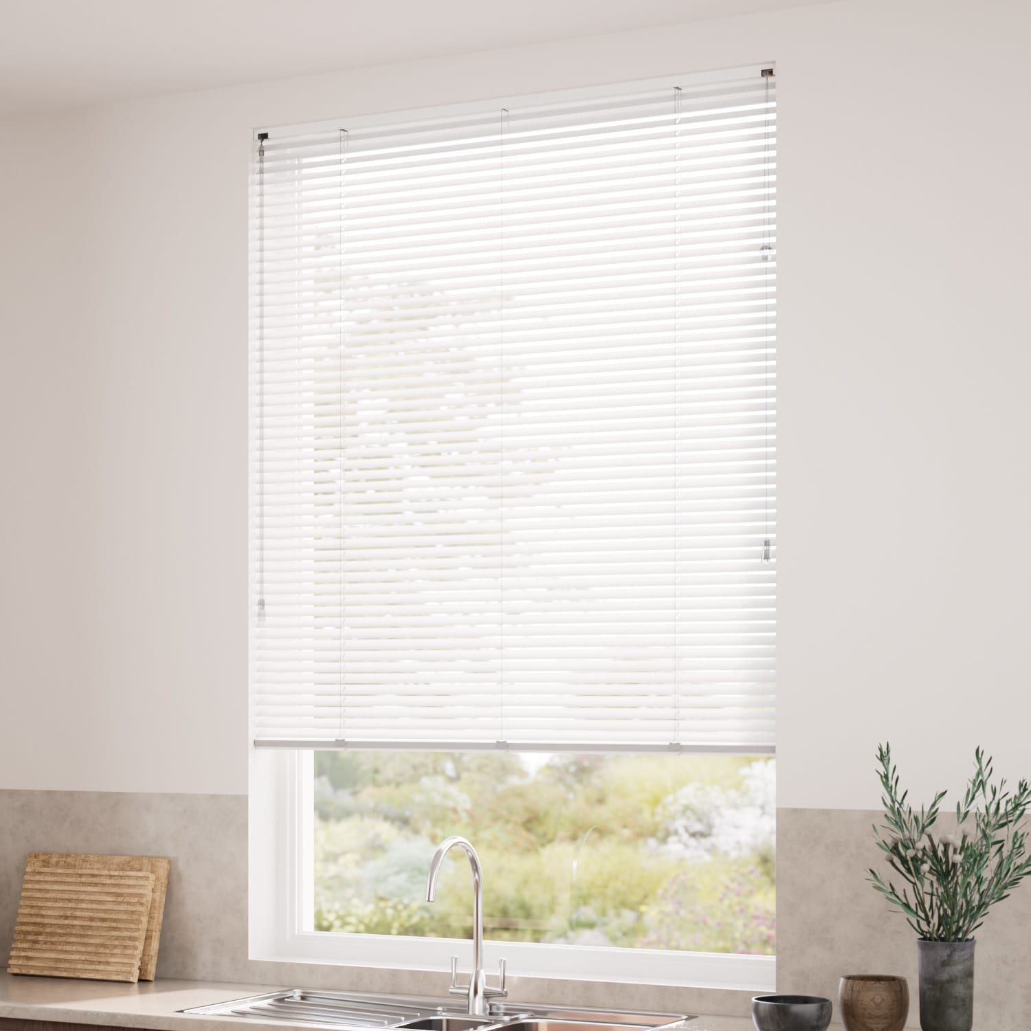 つっぱり式】エッセンス スノーフレーク アルミブラインド