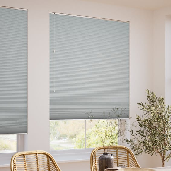 遮光トリプルハニカム セージグリーン ハニカムシェード