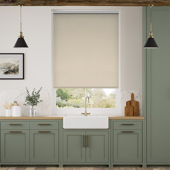 遮光サーマル ベージュ ロールスクリーン