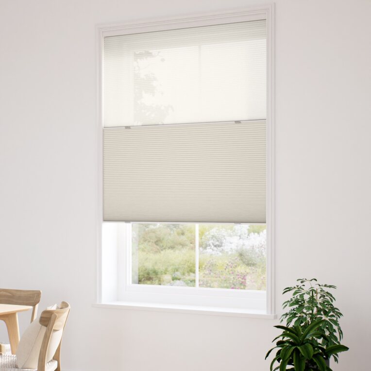 コードレス ツインハニカム シアーアイボリー ハニカムシェード