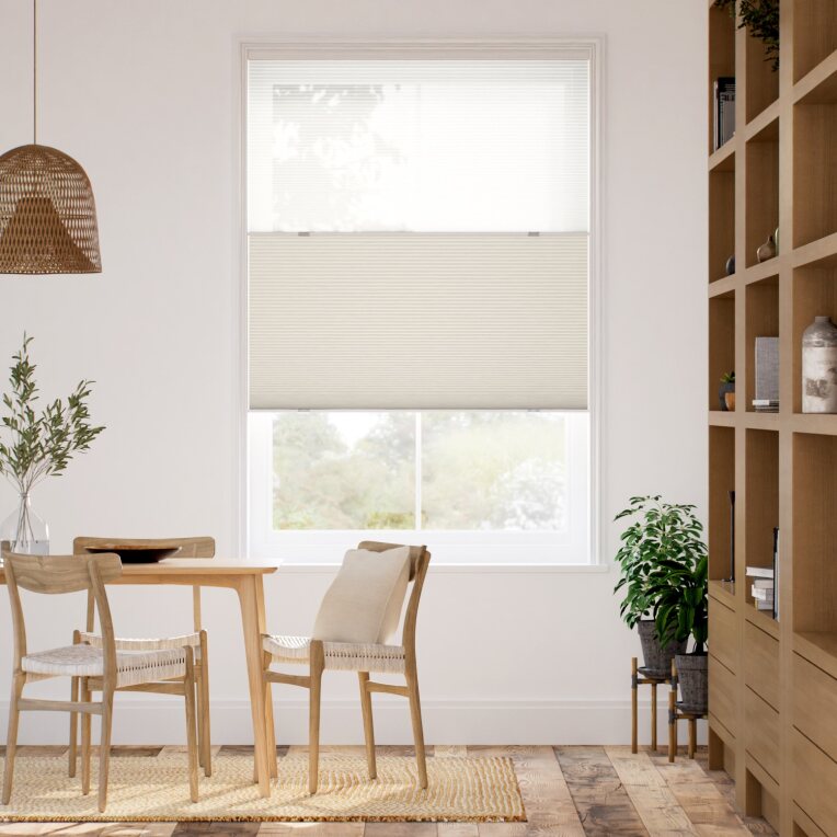 コードレス ツインハニカム シアーアイボリー ハニカムシェード