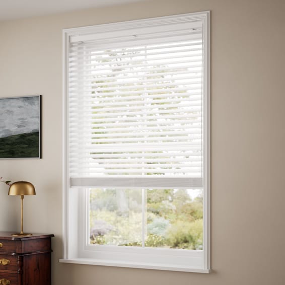 クリーン ホワイト ウッドブラインド