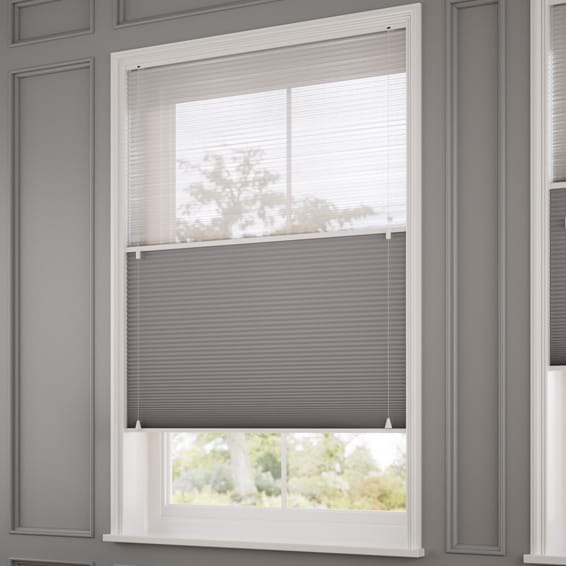 ツインハニカム シアーダークグレー ハニカムシェード