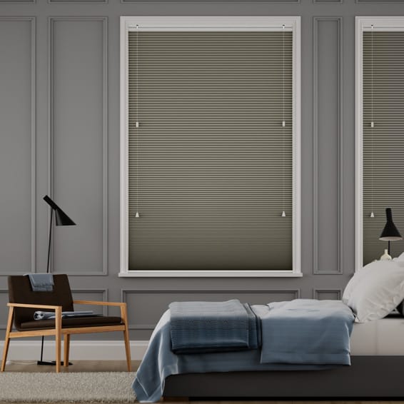 ツインハニカム シアーゲインズボログレー ハニカムシェード