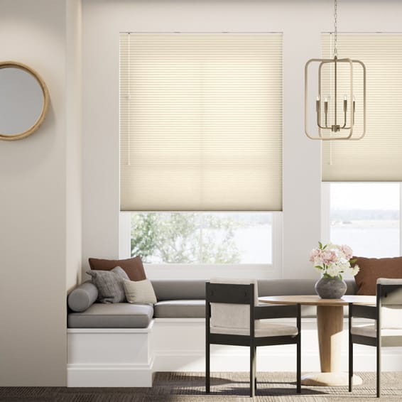 採光リネンハニカム シアーベージュ ハニカムシェード