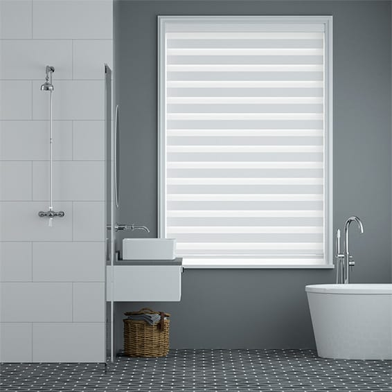 ゼブラ ルグゼ・ ホワイト 調光ロールスクリーン