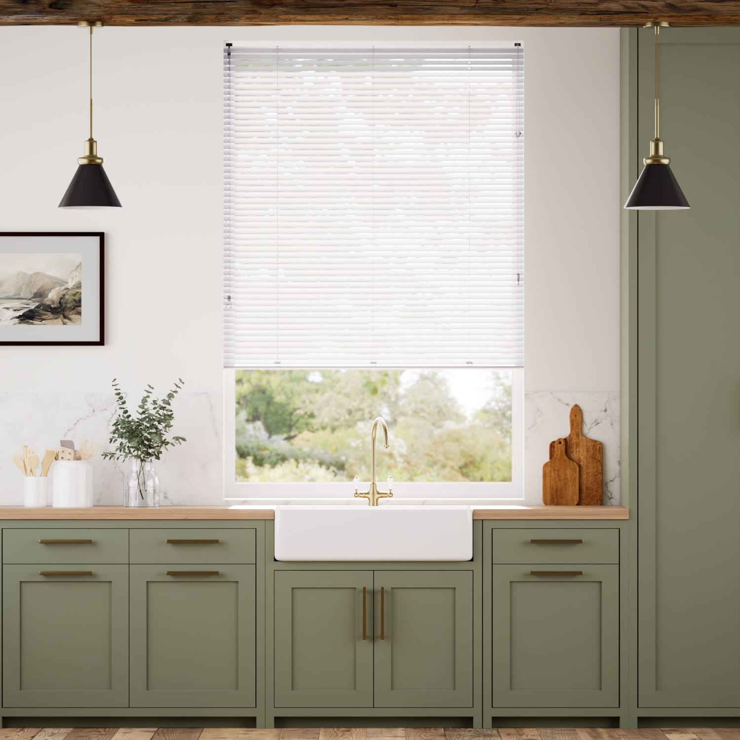 エッセンス グロスホワイト アルミブラインド