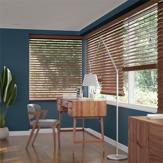 メトロポリタン チェストナッツ ウッドブラインド