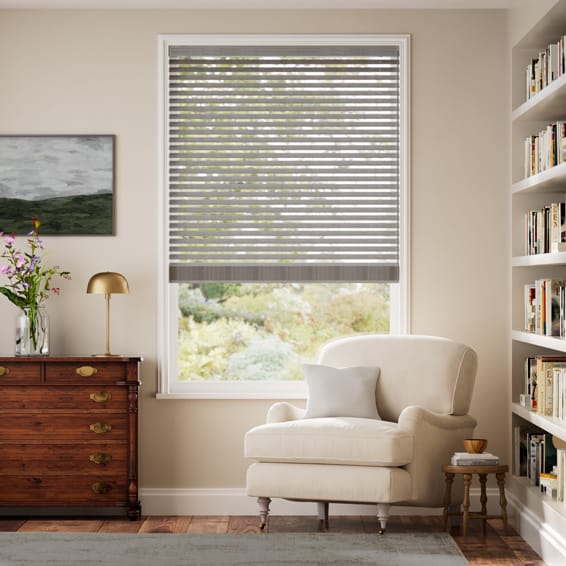 ラスティック シルバーグレー ウッドブラインド