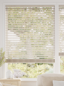 プレミアム ウッドブラインド【桐】 | 少ない力で操作が可能なループ式