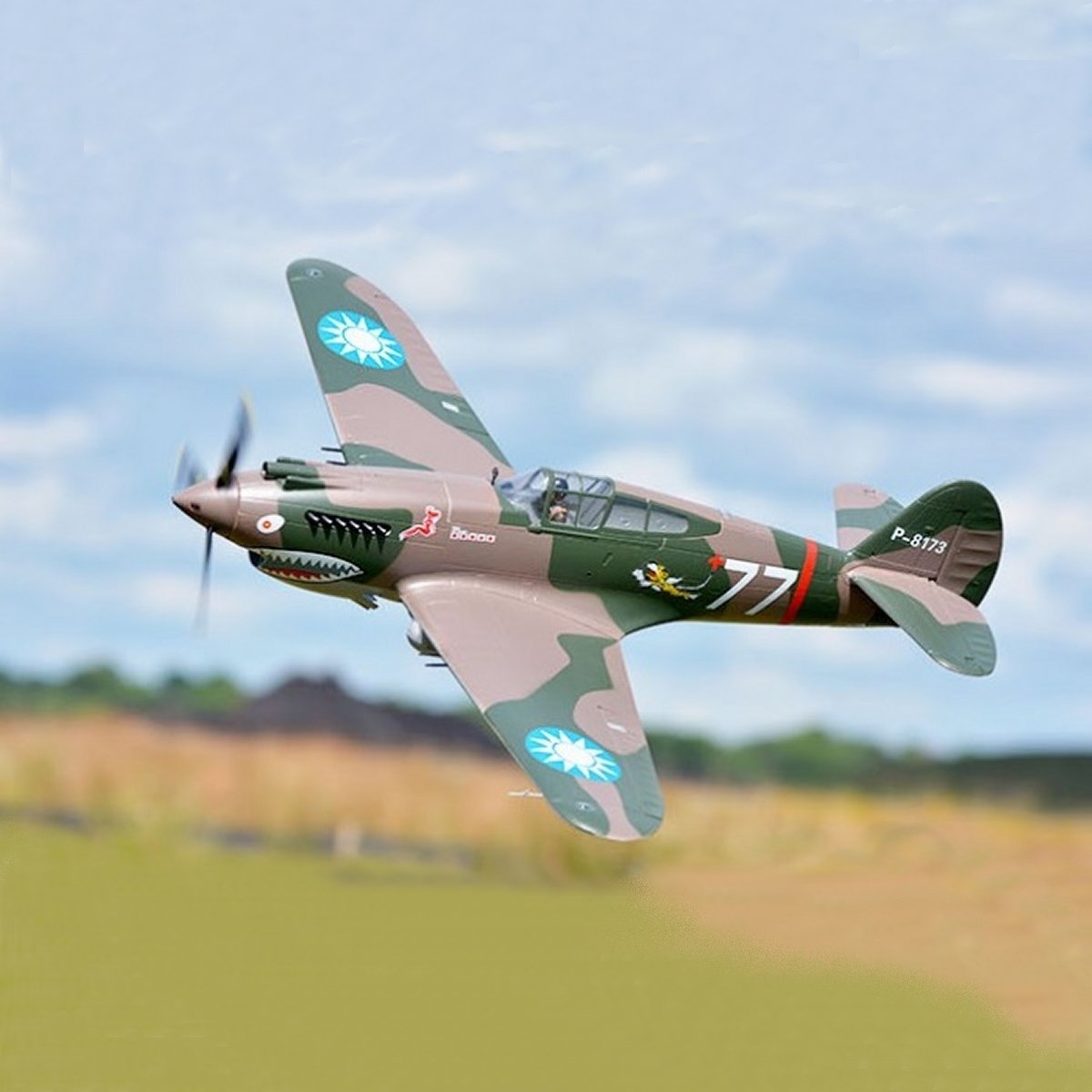 FMS P-40B Flying Tiger 1400mm PNP - TURBINES RC